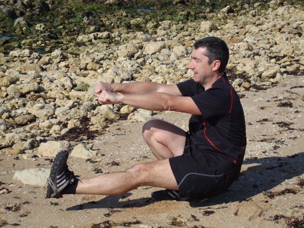 Entrainement sur la plage